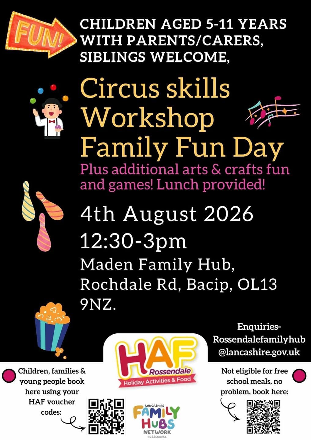 Circus Skills and Activities