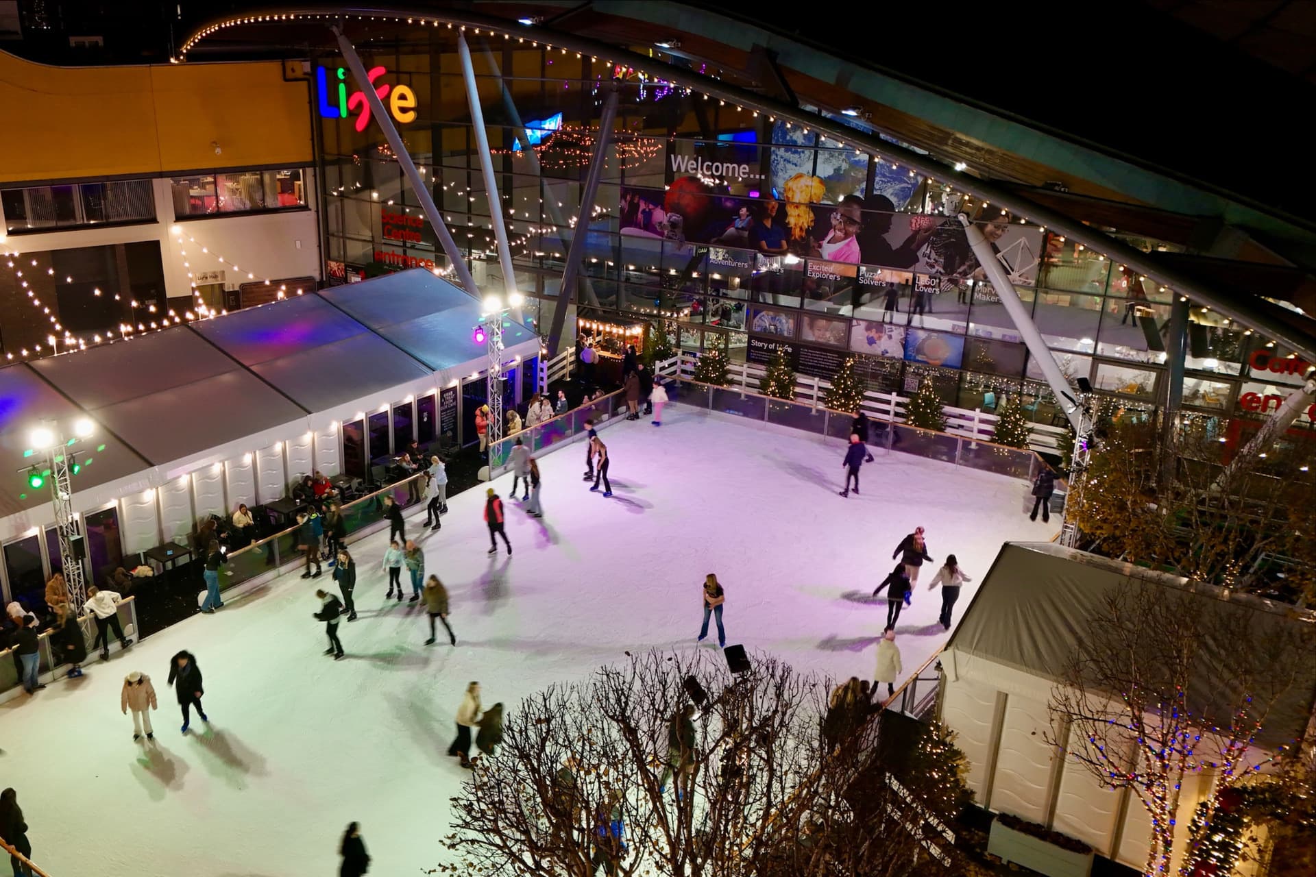 Newcastle's Outdoor Ice Rink