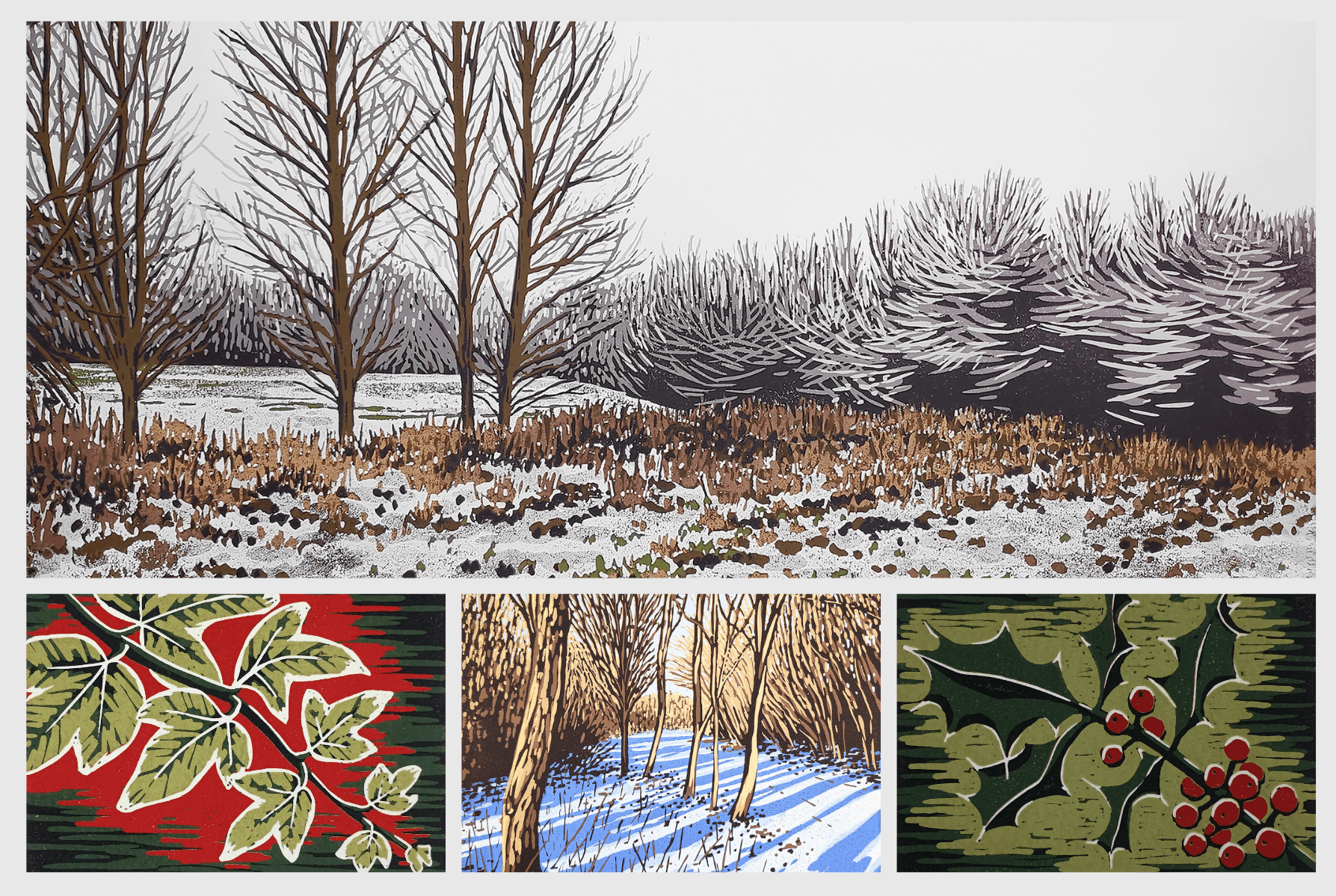 Lino Print Winter Workshop