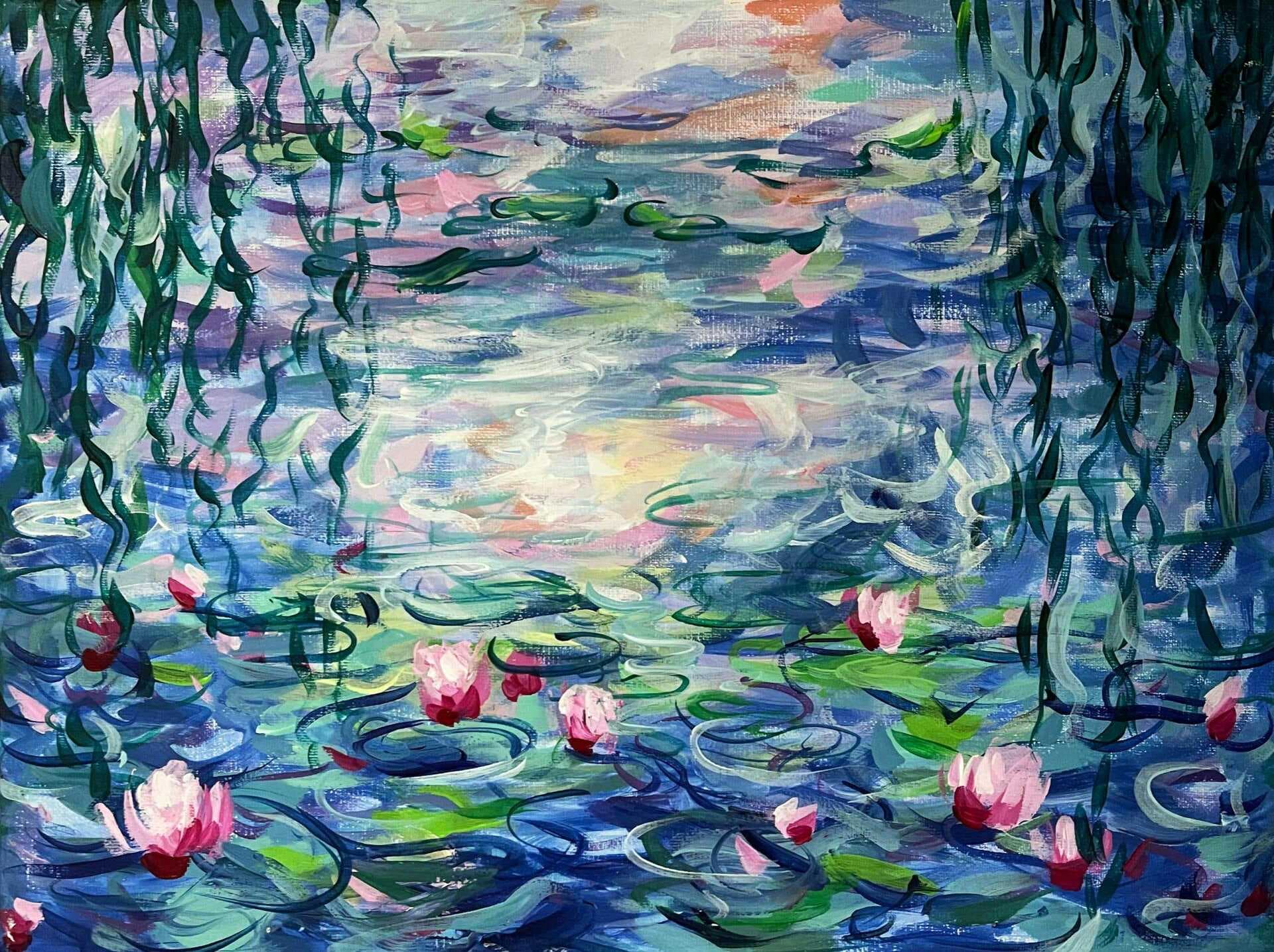 Paint a Pic: Monet's Water Lilies