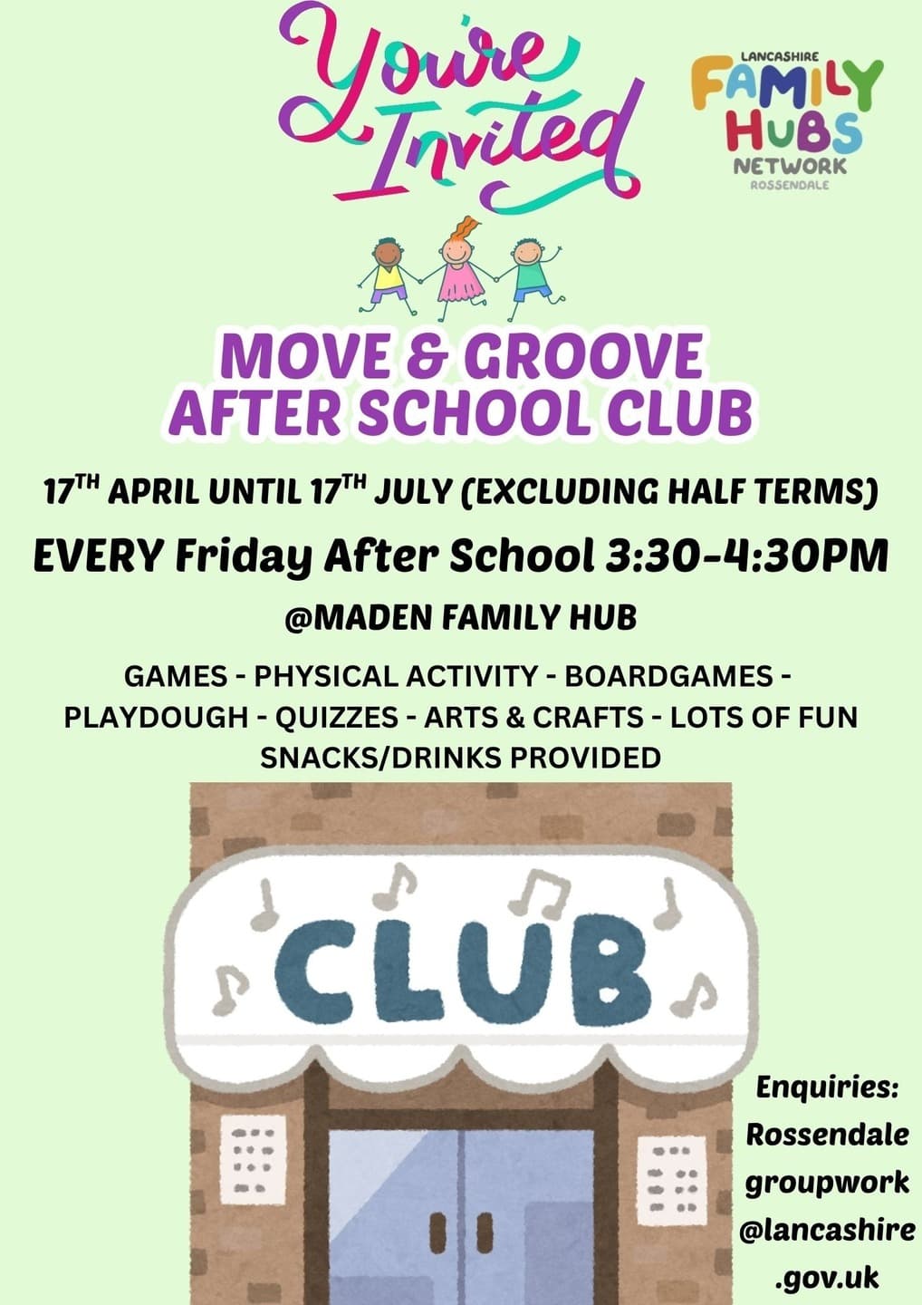 Move and Groove After School Club