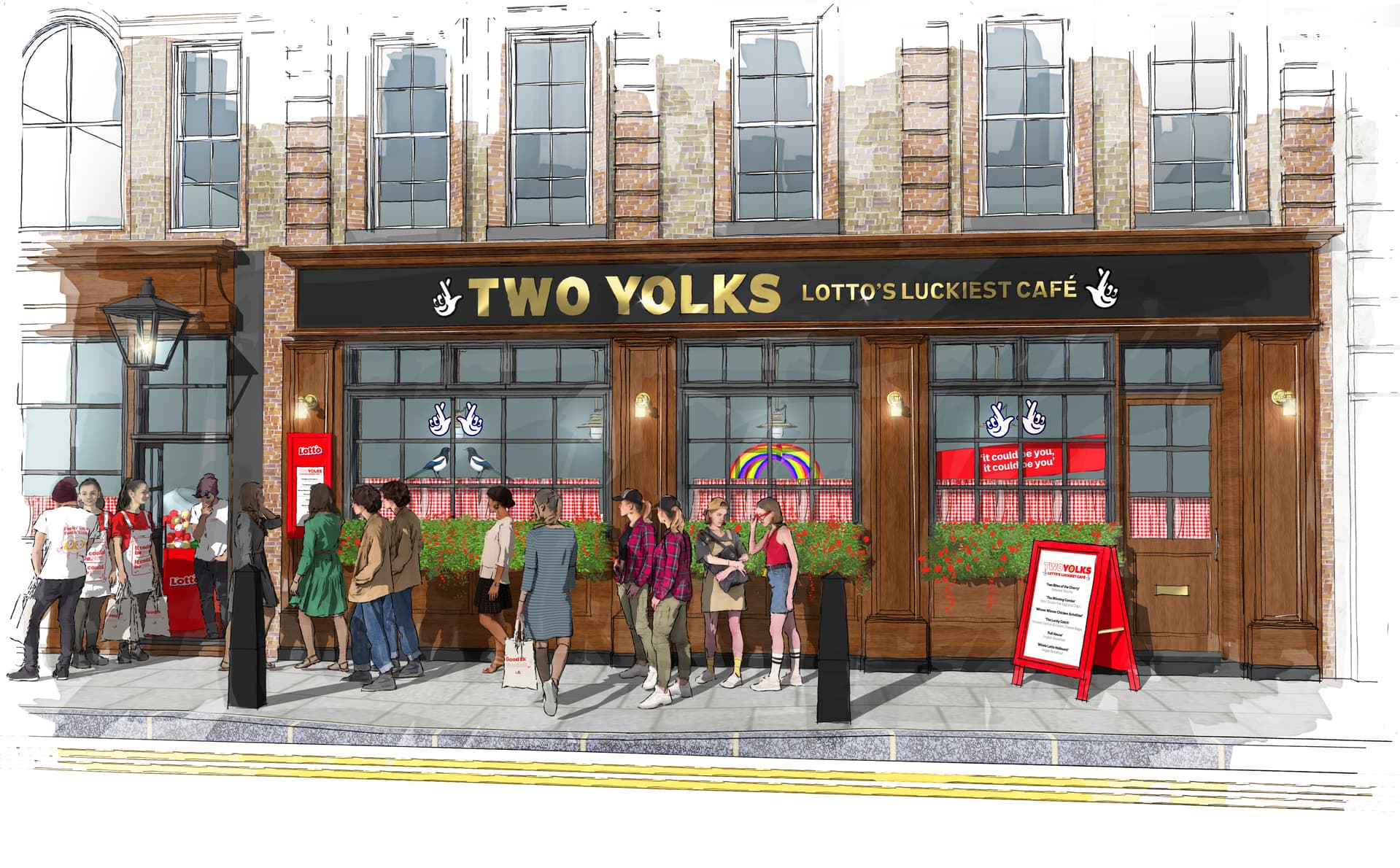 Welcome to Two Yolks: Lotto’s Luckiest Café