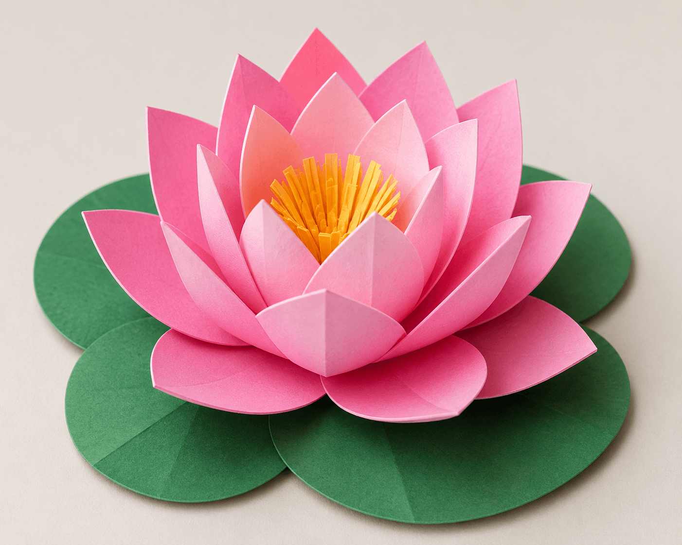 Paper Lotus Flower Craft
