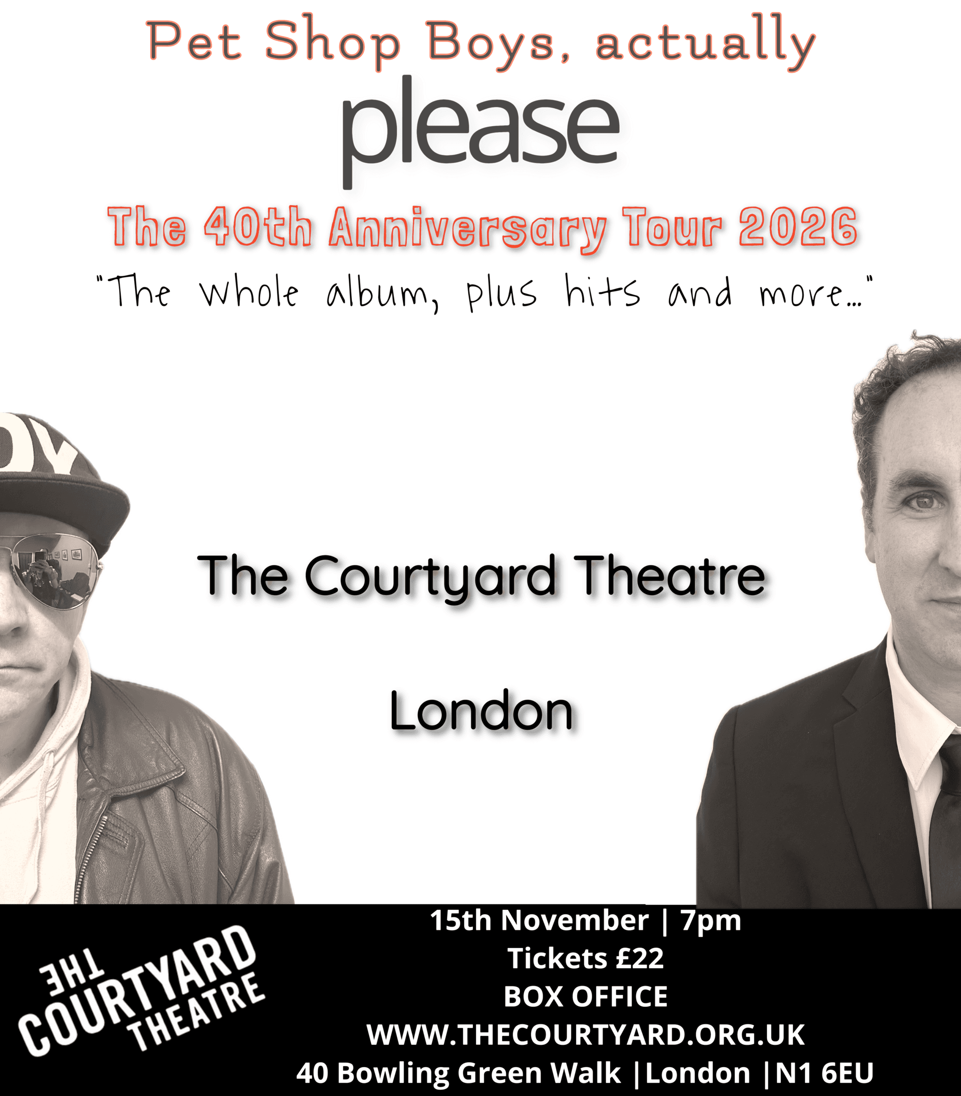 Pet Shop Boys, actually - Please: The 40th Anniversary Tour