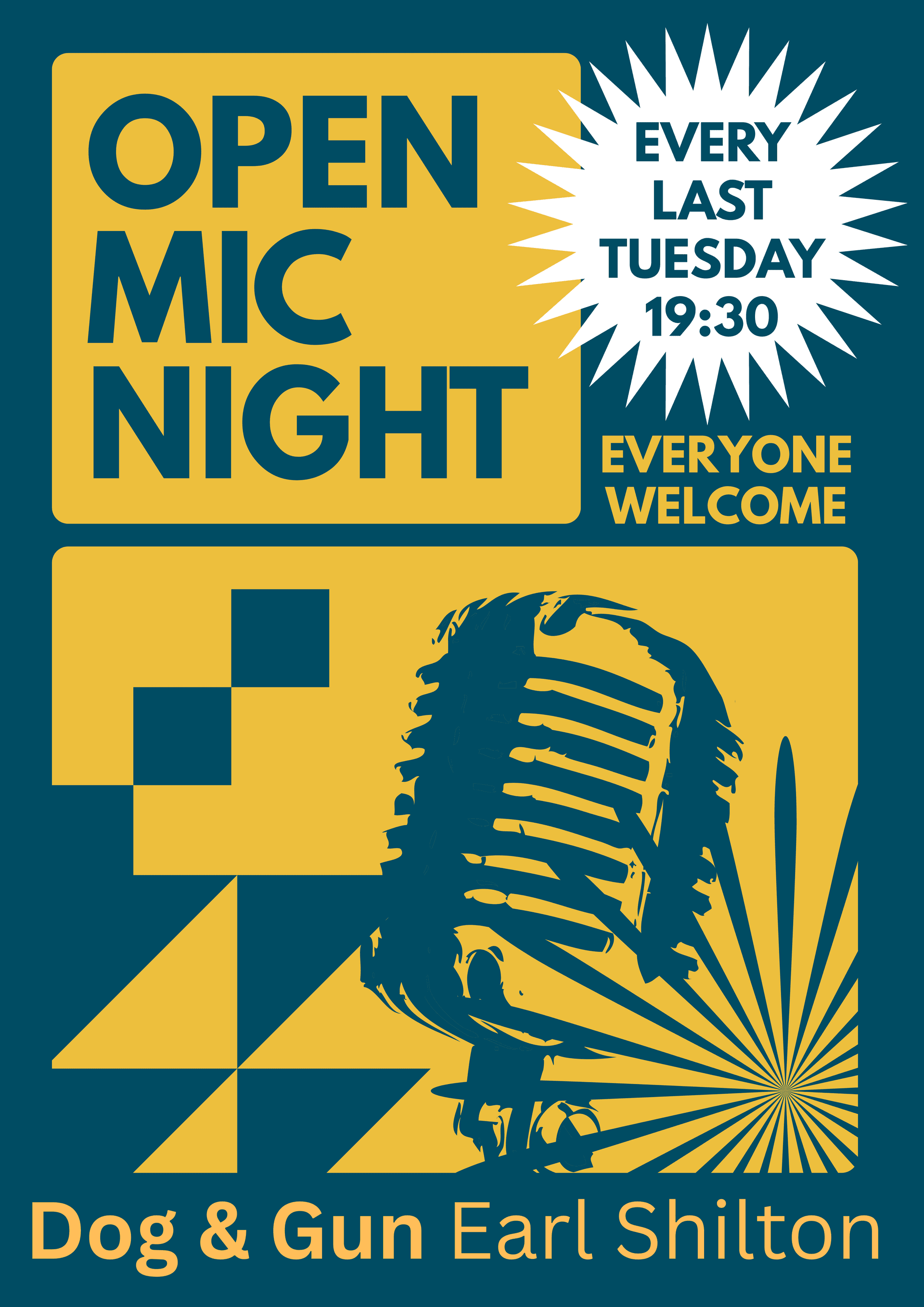 Earl Shilton Dog & Gun Open Mic