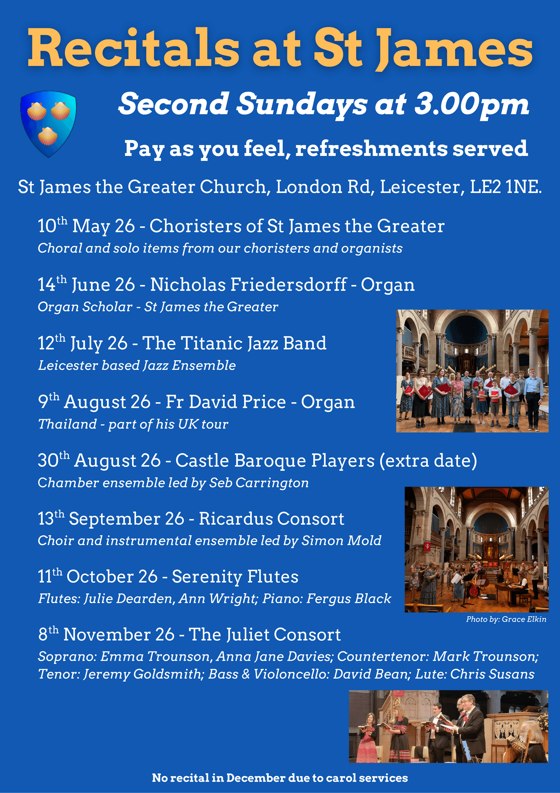 Recitals at St James