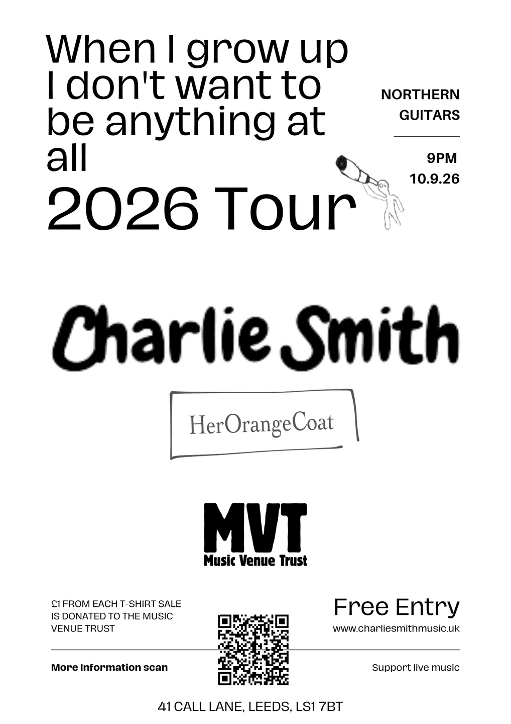 Charlie Smith & HerOrangeCoat live @ Northern Guitars