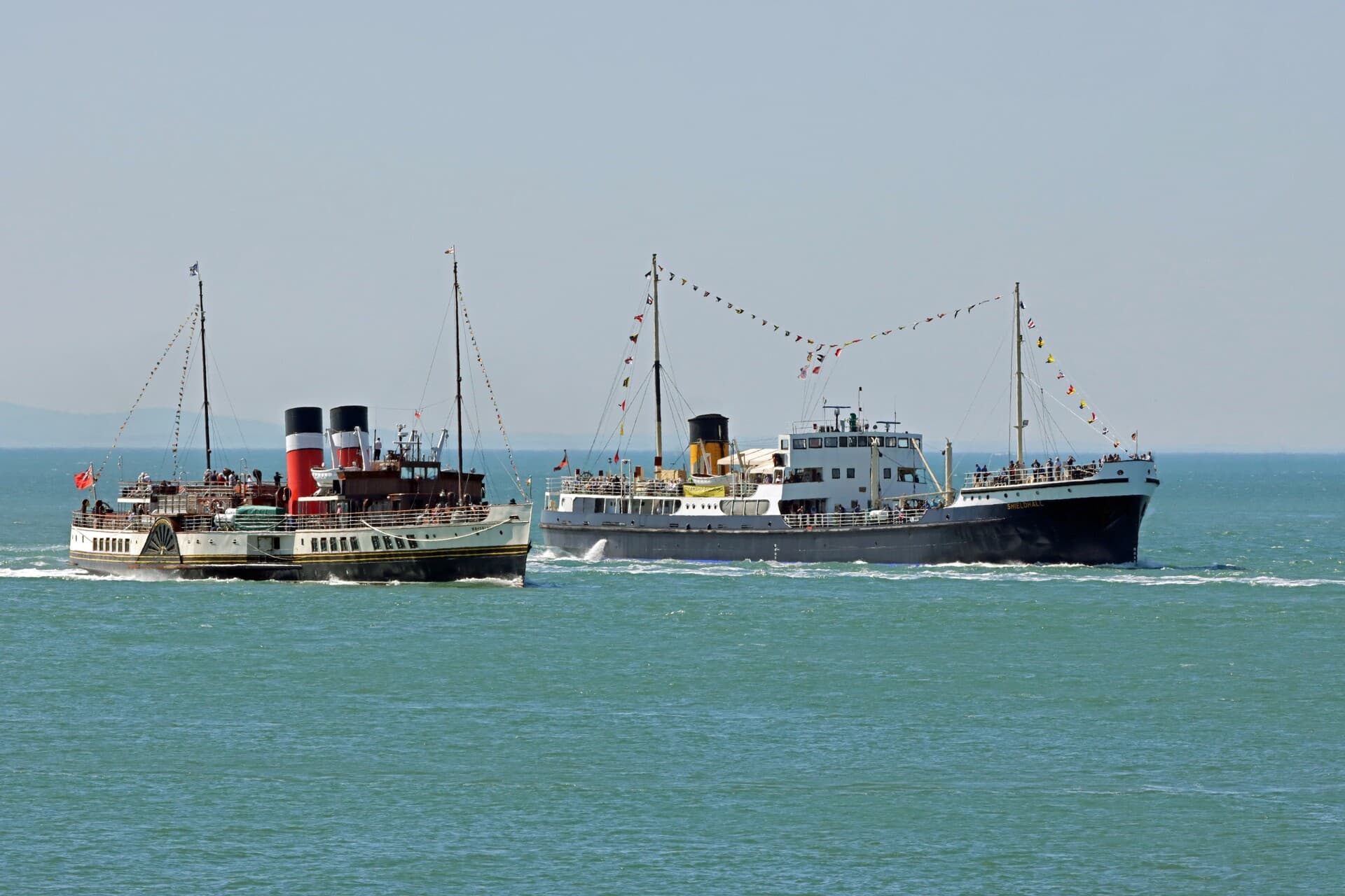 Steamship Shieldhall & Paddle Steamer Waverley – “Steam Together”