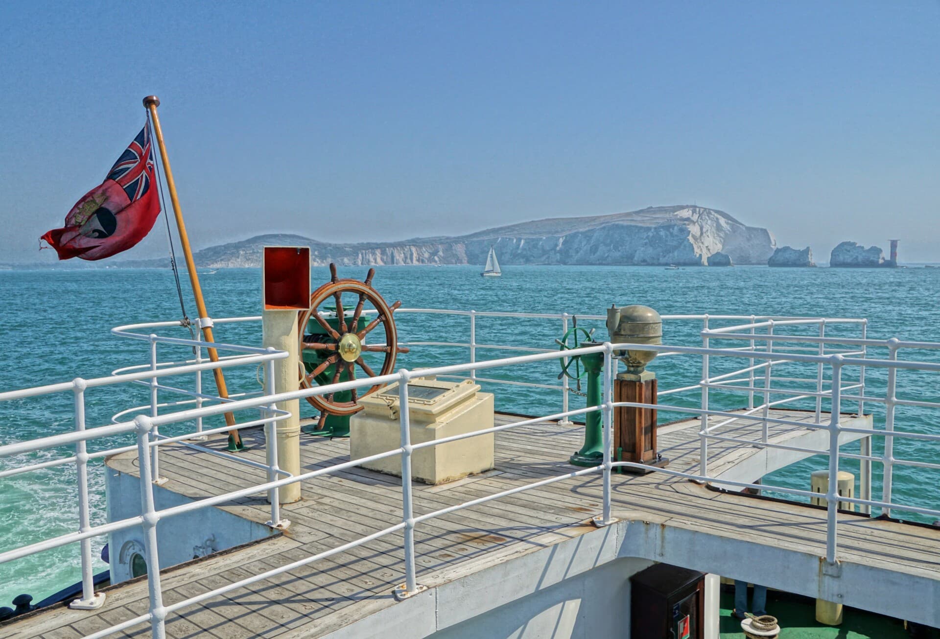 Steamship Shieldhall Cruise to the west of The Needles