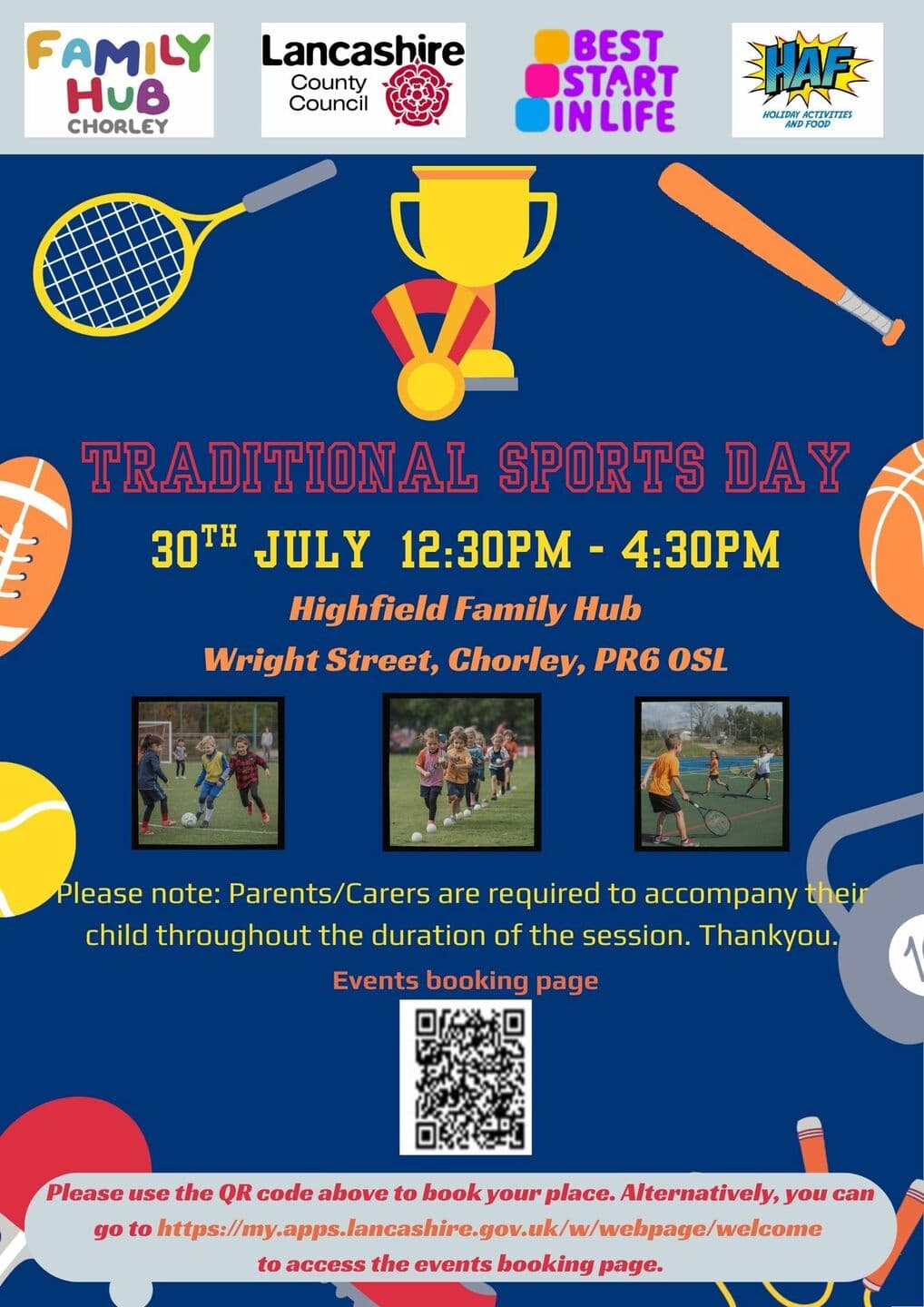 Traditional Sports Day . at Highfield