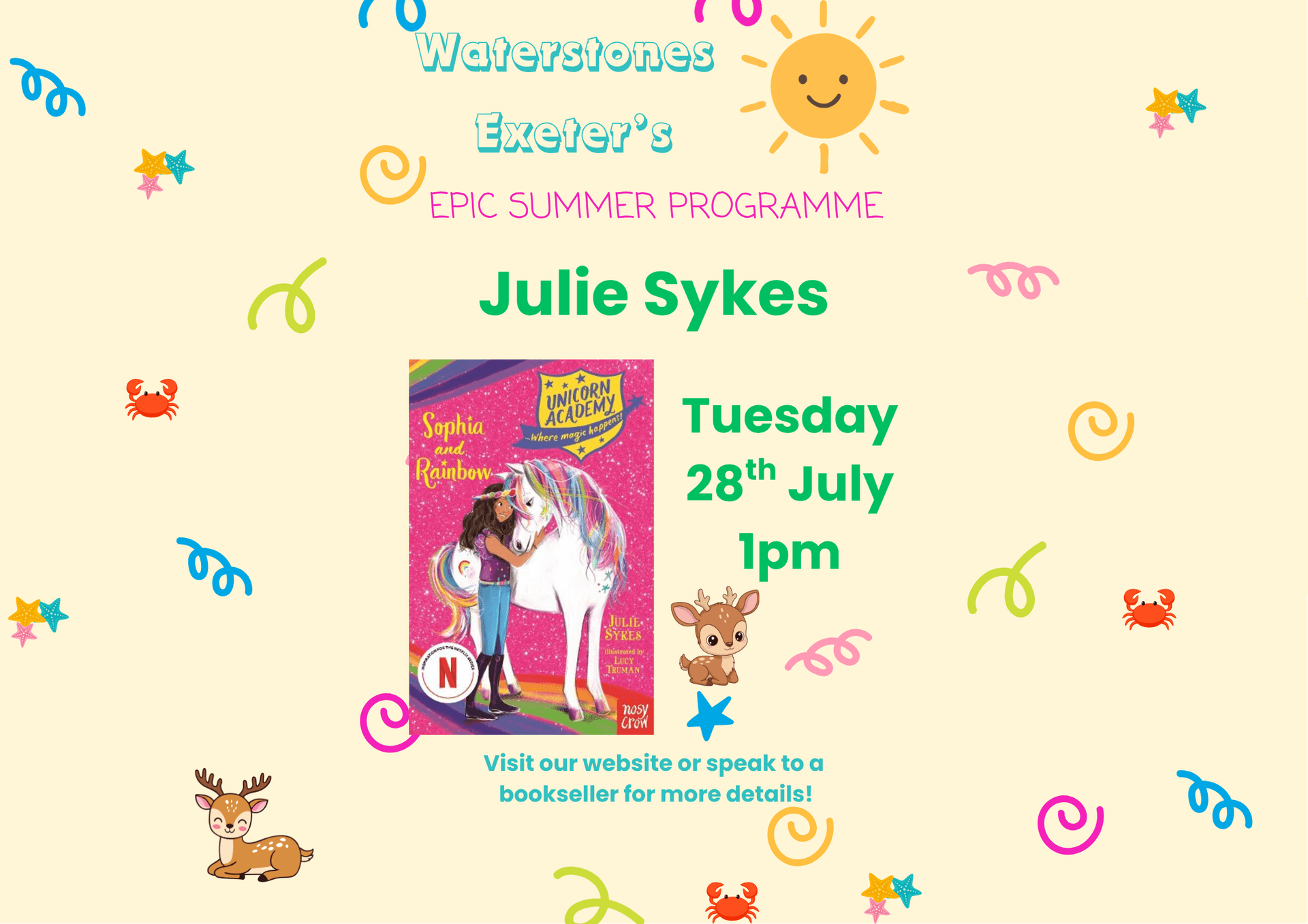 Unicorn Academy Workshop with Julie Sykes