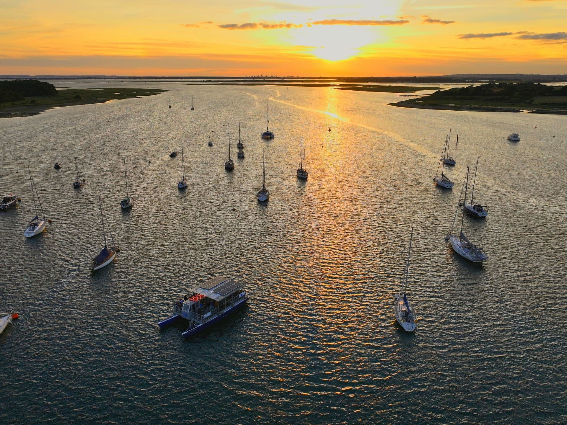 Sunset Harbour Discovery boat trip on Solar Heritage